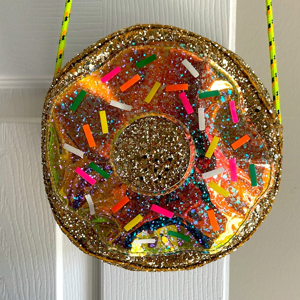 Crewcuts Donut Sparkle Handbag ~ Excellent Condition ~ Used less than 5 Times